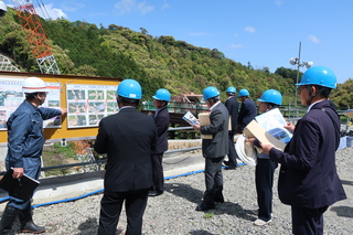春遠第１ダム工事現場