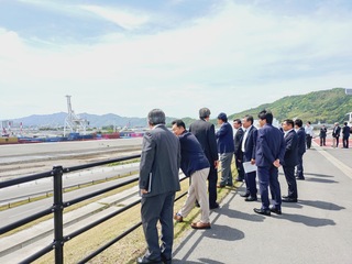 第７埠頭視察